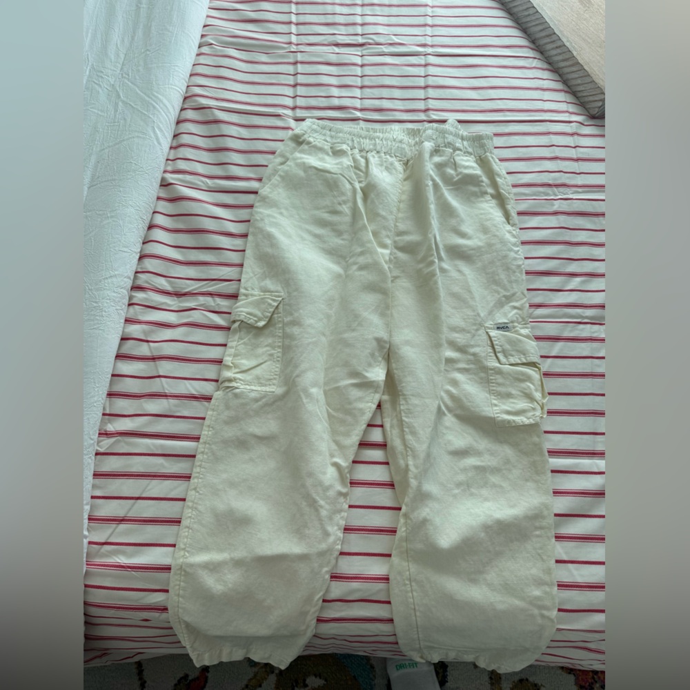 RVCA Off-White (yellow) Cargo Pants